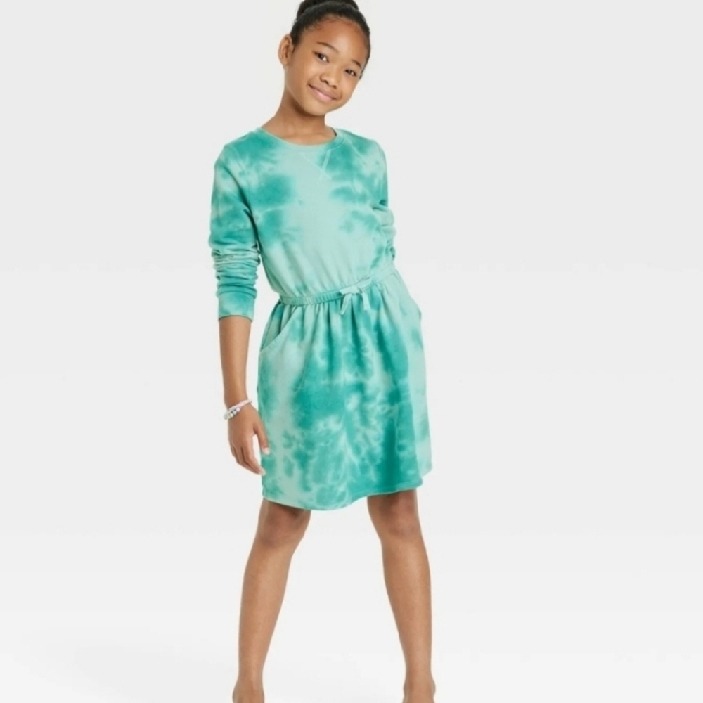 Cat E Jack XL (14/16) Dress Green